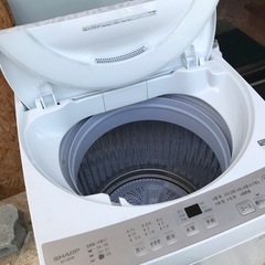 洗濯機 SHARP 6kg 2018年製