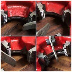 🔷🔶🔷FI10/21　REX レッキス AUTOⅢ DIE HEAD 自動切上 ダイヘッド チェーザ付 29A850 1/2-3/4 パイプマシン 鋼管用 ねじ切り機用 切断機🔷🔶🔷