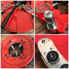 🔷🔶🔷FI10/21　REX レッキス AUTOⅢ DIE HEAD 自動切上 ダイヘッド チェーザ付 29A850 1/2-3/4 パイプマシン 鋼管用 ねじ切り機用 切断機🔷🔶🔷