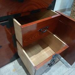 【全国発送可能！】【松本箪笥 】 時代箪笥 欅 箪笥 金具タンス 彫金手打金具 和家具  民芸家具 