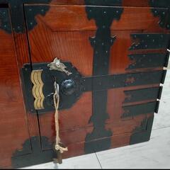 【全国発送可能！】【松本箪笥 】 時代箪笥 欅 箪笥 金具タンス 彫金手打金具 和家具  民芸家具 