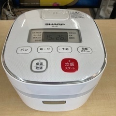 SHARP 3合炊き炊飯器 2018年製  リサイクルショップ宮...