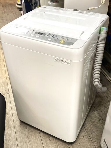 Panasonic/パナソニック 全自動洗濯機 洗濯 6kg つけおきコース搭載 シルバー NA-F60B12★買取帝国 志木店