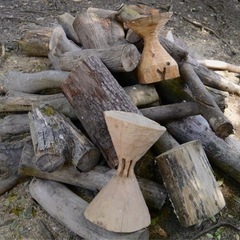 倒木や伐採木など彫刻制作に使用できる丸太募集