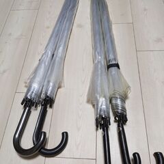 ビニール傘【70cm】2本／【65cm】2本