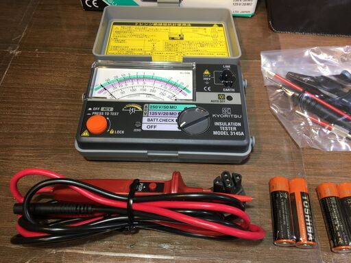 共立　3145A　絶縁抵抗計　中古・美品　【ハンズクラフト宜野湾店】 共立 3145A 絶縁抵抗計 中古・美品 【ハンズクラフト宜野湾店】