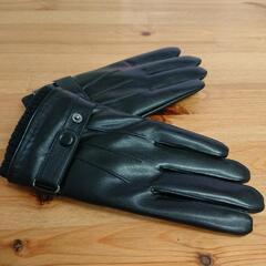 暖かい冬用手袋 フリーサイズ ブラック
