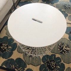 IKEA 丸テーブル 収納付き