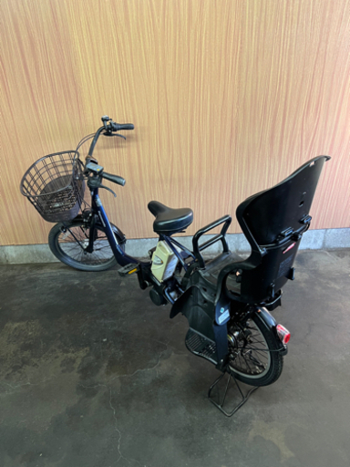 格安品‼️ 子供乗せ 電動自転車 Panasonic ギュットアニーズ 青 20 