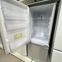 シャープ 2ドア冷蔵庫 167L SJ-D17D-S 2018年製