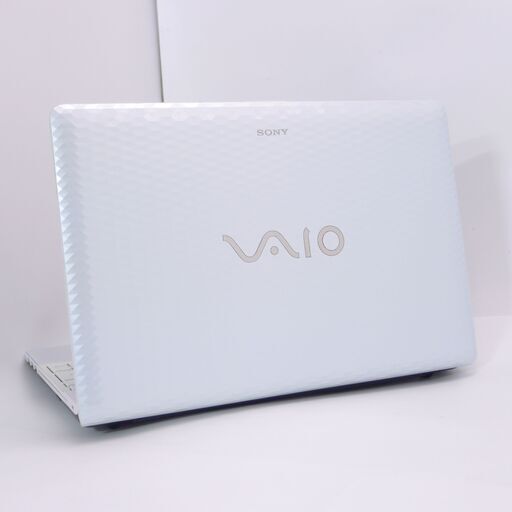 即使用可能 Wi-Fi有 ノートパソコン SONY VPCEH26FJ ホワイト 中古美品 