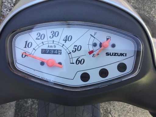 スズキ レッツ4 CA45A シルバー 登録、納車費用込み 原付 小型 軽量