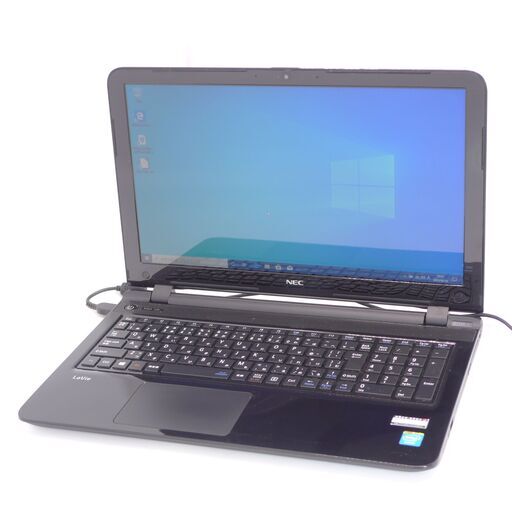 Wi-Fi有 NEC ノートパソコン PC-LS150SSB 中古良品 第4世代 Celeron 4GB DVDRW 無線LAN Bluetooth カメラ Windows10 Office済