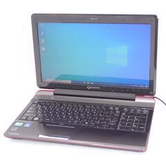 高速SSD Wi-Fi有 15.6型 赤色 ノートパソコン 東芝 V65/87MS 中古良品 Core