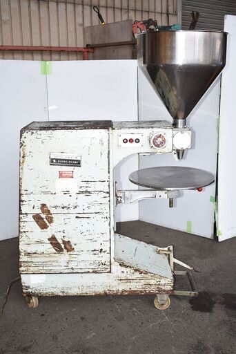 【処分2/19】≪zy528≫新日本機械工業/マスダック 自動 一口 絞り機 SAD-HN 充填 製菓/製パン 業務用/厨房/店舗/工場 40626-02