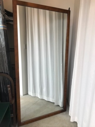 鏡 大型180cm×90cm 木製 ガラス ミラー