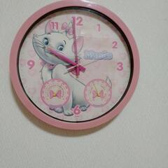 掛け時計 ピンク