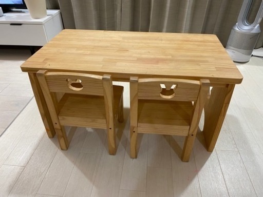 引き取り限定♡ キッズ家具　テーブル\u0026イス　セット