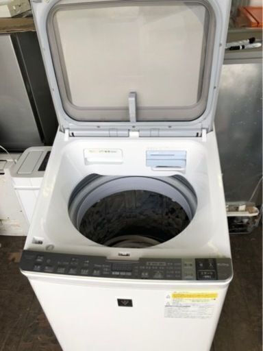 配送可能　10kg シャープ SHARP ES-PX10A-S [タテ型洗濯乾燥機 （10.0kg） シルバー系] 少しヒビあり