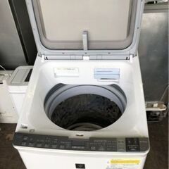 配送可能　10kg シャープ SHARP ES-PX10A-S [タテ型洗濯乾燥機 （10.0kg） シルバー系] 少しヒビあり 