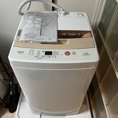 【受渡決定】AQUA 洗濯機 AQW-BK50E 2016年製