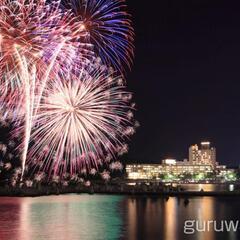 白良浜で上げられる花火見に行きませんか！