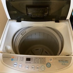洗濯機4.6㎏