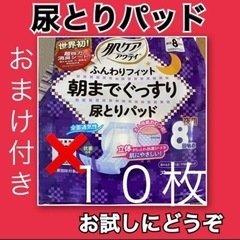 尿とりパット★肌ケアアクティ★介護用品★開封済み★未使用品★おまけ付き