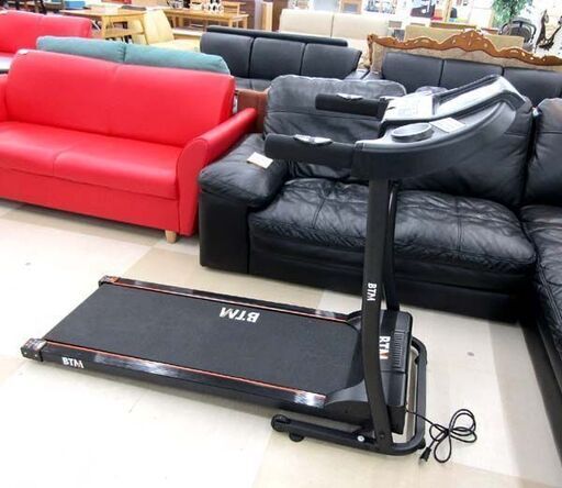 美品】BTM W500 ルームランナー ブラック BTM W500 電動ルーム