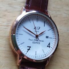【終了】ジャンク品！EDIFICE４１７ 腕時計 