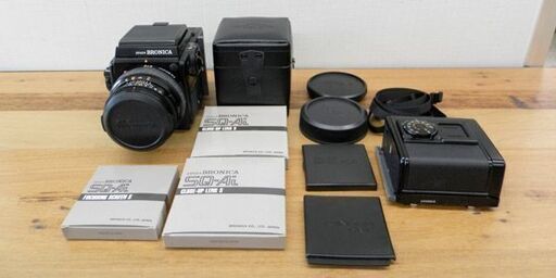 ZENZA BRONICA ゼンザブロニカ SQ-Ai ボディ 中判フィルムカメラ 付属品多数 ジャンク品扱い 札幌 西区 西野