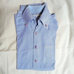 ドレスシャツ　Male&co.　イタリアンカラー　ボタンダウン　...