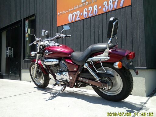 ★即決３０万円！マグナ２５０　セル１　実働車★ホンダ　MC29　マグナ　アメリカン　赤 ☆即決30万円！マグナ250 セル1 実働車☆ホンダ MC29 マグナ