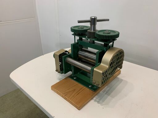 (220702)【50％値下げ】　金属圧延器　ローラー　彫金　圧延
