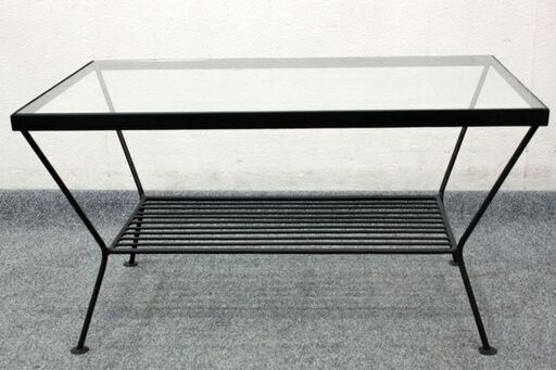 unico/ウニコ EDDY/エディ アイアンフレーム ガラステーブル 北欧