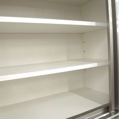 レンジボード キッチンボード 横幅 120.5cm ホワイト系 ニトリ コンセント付き 中古 食器棚 苫小牧西店