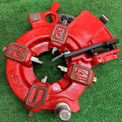 REX レッキス 1/2～3/4 ねじ切り機用ダイヘッド 自動切り上げ【野田