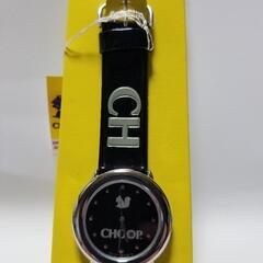 ❁¨̮ CHOOP 黒 腕時計 電池切れ 未使用品