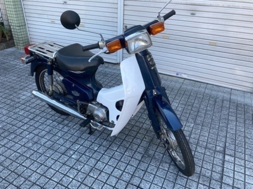 スーパーカブ50】カスタム C50 セル付 フロントタイヤ、バッテリー新品