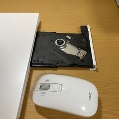 【美品＋完動品】【値下げ交渉可能】NEC  PC-N1515AAW ノートパソコン＋マウス＋カバー等