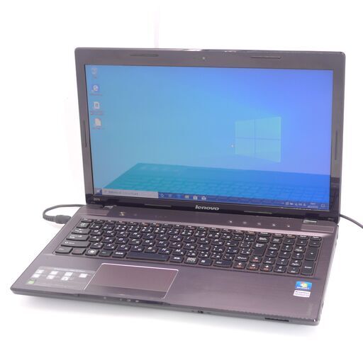 新品爆速SSD Wi-Fi有 15.6型 紫色 ノートパソコン Lenovo Z575 中古美品 AMD 8GB DVDRW 無線LAN webカメラ Windows10 Office