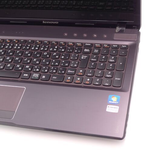 新品爆速SSD Wi-Fi有 15.6型 紫色 ノートパソコン Lenovo Z575 中古美