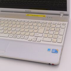 Wi-Fi有 ソニー ノートパソコン VPCEB17FJ ホワイト 中古良品 Core i3 