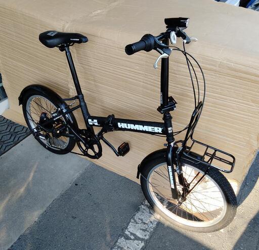 美品！HUMMER(ハマー) FDB206TANK-N　折りたたみ自転車