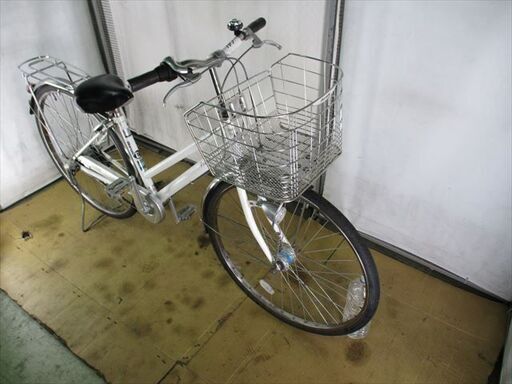 C41☆限定特価☆ 中古自転車 丸石 プリズムシティ ホワイト【27