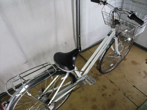 古い自転車 C41☆限定特価☆ 中古自転車 丸石 プリズムシティ ホワイト【27