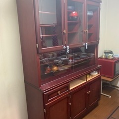 食器棚 昭和 レトロ 古い 家具