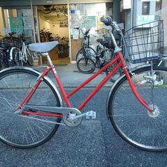 中古自転車２１０６　前後タイヤ新品！　日本製　２７インチ　３段ギヤ　オートライト 36%OFF】27インチ シティサイクル POLARIS 6段変速 LEDオートライト