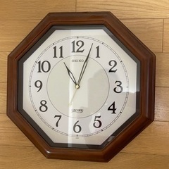木製セイコー掛時計