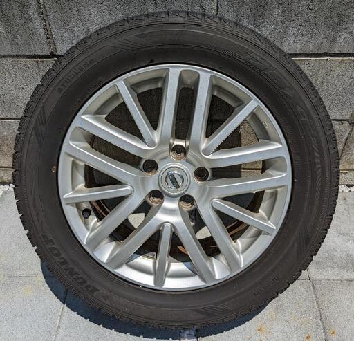日産 フーガ Y50 ホイール 17x7JJ+45 225/55R17 スタッドレス
